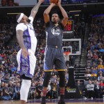 Kevin Durant vs. DeMarcus Cousins (ROCKY WIDNER / NBAE / Getty Images / AFP)