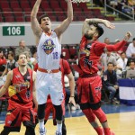 TNT's Troy Rosario goes for a layup against San Miguel's Ronald Tubid (MB photos | Rio Leonelle Deluvio)
