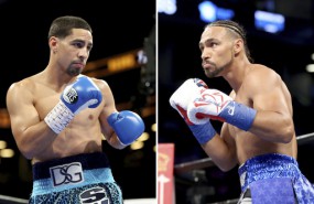 Danny Garcia (left) and Keith Thurman (right). (AP Photo/Gregory Payan, File)