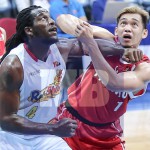 Rain or Shine's J''Nathan Bullock (left) and Kia's Jackson Corpuz (MB photo | Rio Leonelle Deluvio)