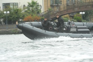 Dominic Cooper and Austin Stowell in 'HARD TARGET'