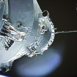 FILE - In this June 13, 2013, file image released by China's Xinhua News Agency, the Shenzhou-10 manned spacecraft is seen while conducting docking with the orbiting Tiangong-1 space module. (Beijing Aerospace Control Center/Xinhua via AP, File)