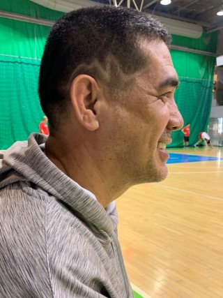 Coach Louie Alas (photo by Waylon Galvez)