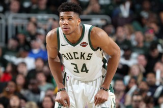 Giannis Antetokounmpo #34 of the Milwaukee Bucks (Nathaniel S. Butler / NBAE / Getty Images / AFP)