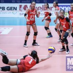 PLDT's Sasa Devanadera falls short in her bid to save the ball during their PSL All-Filipino Conference match against Cignal at The Arena in San Juan City. (MB photo | Rio Deluvio)