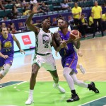 Terrence Jones of TnT KaTropa drives against Lester Prosper of Columbian Dyip (PBA Images)