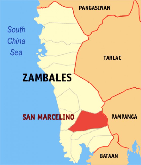 MAP of San Marcelino, Zambales Tempo The Nation's Fastest Growing