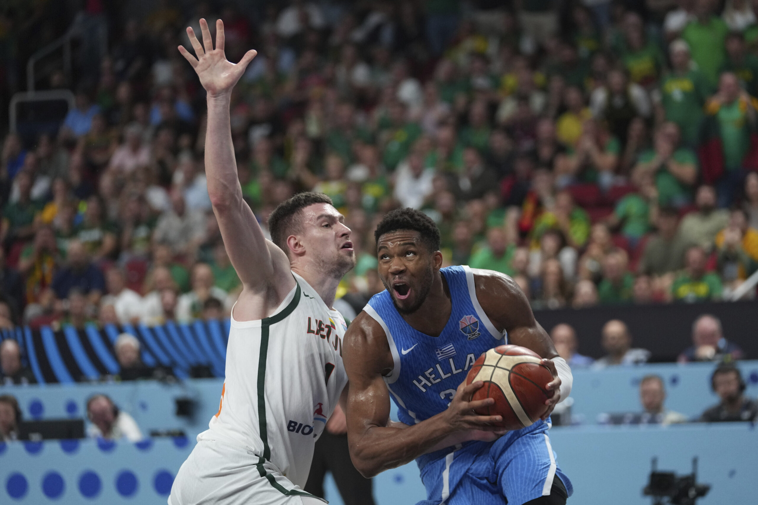 Giannis, Greece frustrate Lithuania, arrange semis duel vs Turkey at ...